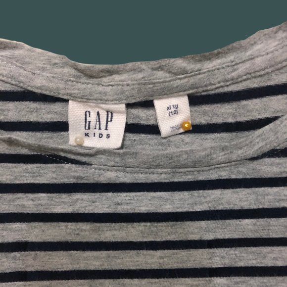 GAP Kids, Tops, Blue/Gray, Age 8-10, Youth - Picture 5 of 9